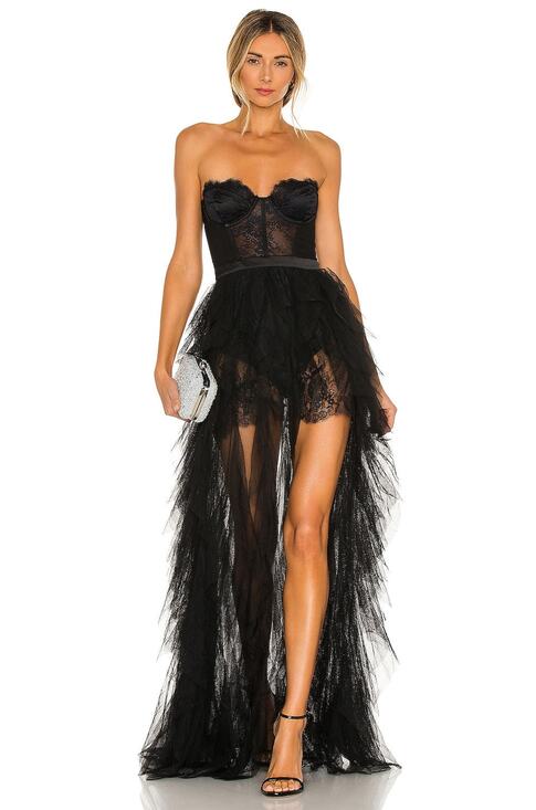 For Love And Lemons Dresses & Skirts - For Love & Lemons X REVOLVE Bustier Gown in Black